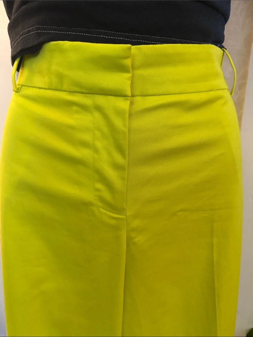 J Crew Lime Green Cafe Capri Ankle Pants Sz 14